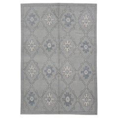 Alfombra Turca Oushak Oriental Hecha a Mano 6' x 8'8" #11940