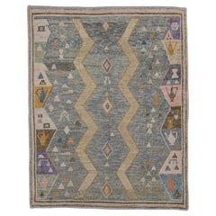 Turkish Oushak Rug Oriental Handmade 5'6" x 6'10" #4574