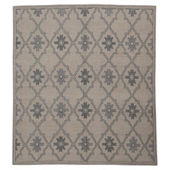 Alfombra Turca Oushak Oriental Hecha a Mano 8'6" x 9'5" #11931