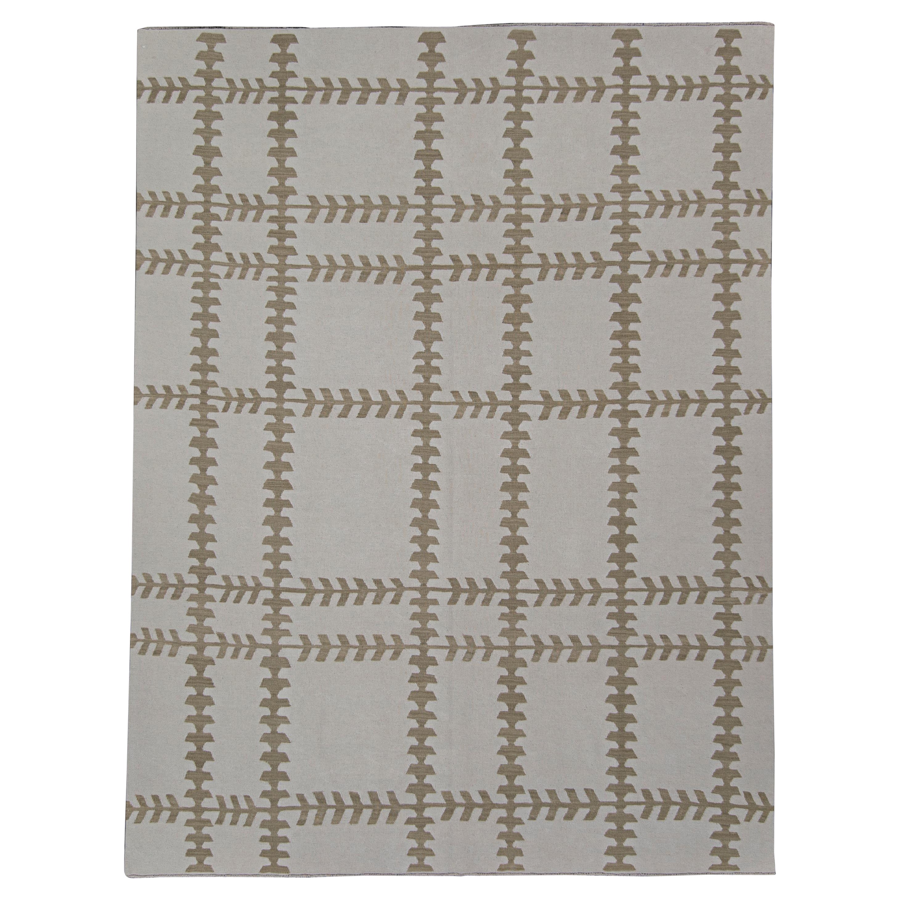 Turkish Kilim Rug Oriental Handmade Flatweave 7'11" x 10'5" #12217
