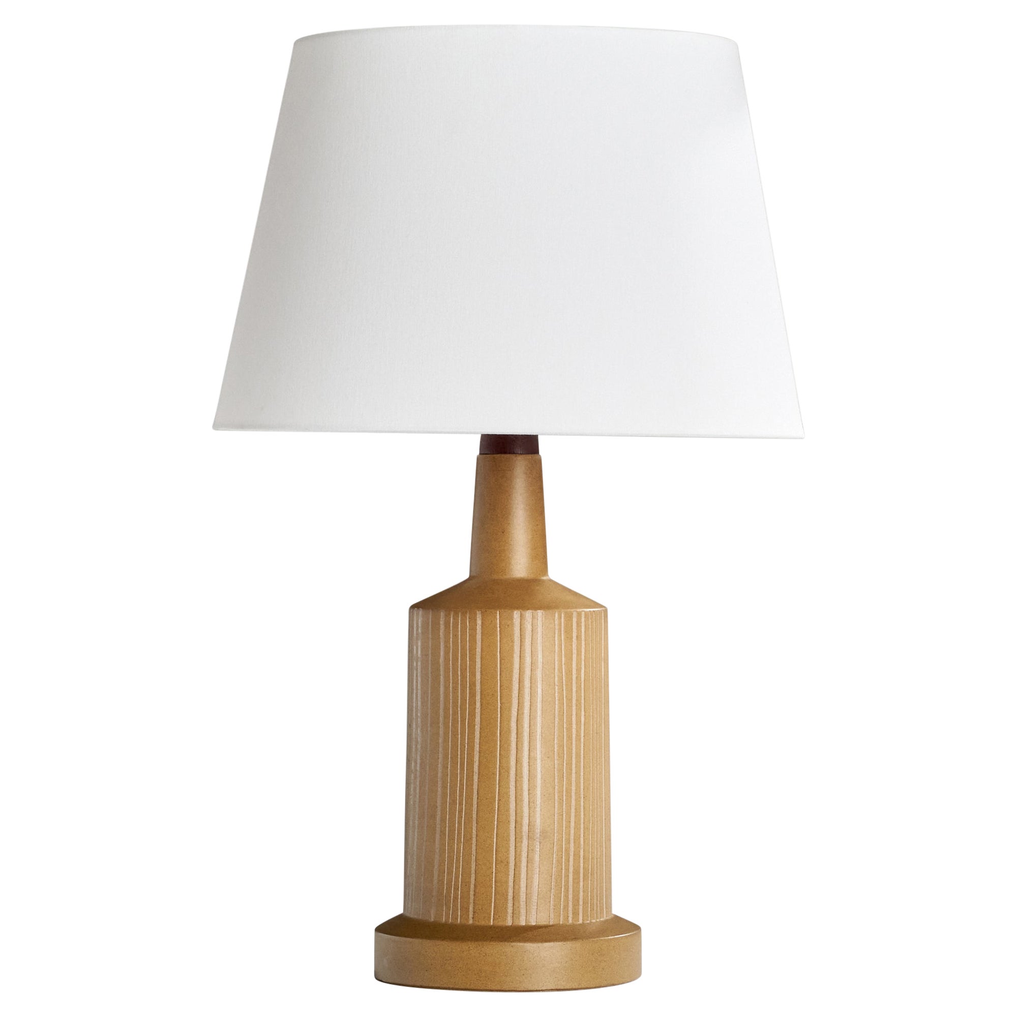 Jane & Jane Martz, Lampada da tavolo, Ceramica, Noce, USA, anni '1960 in vendita