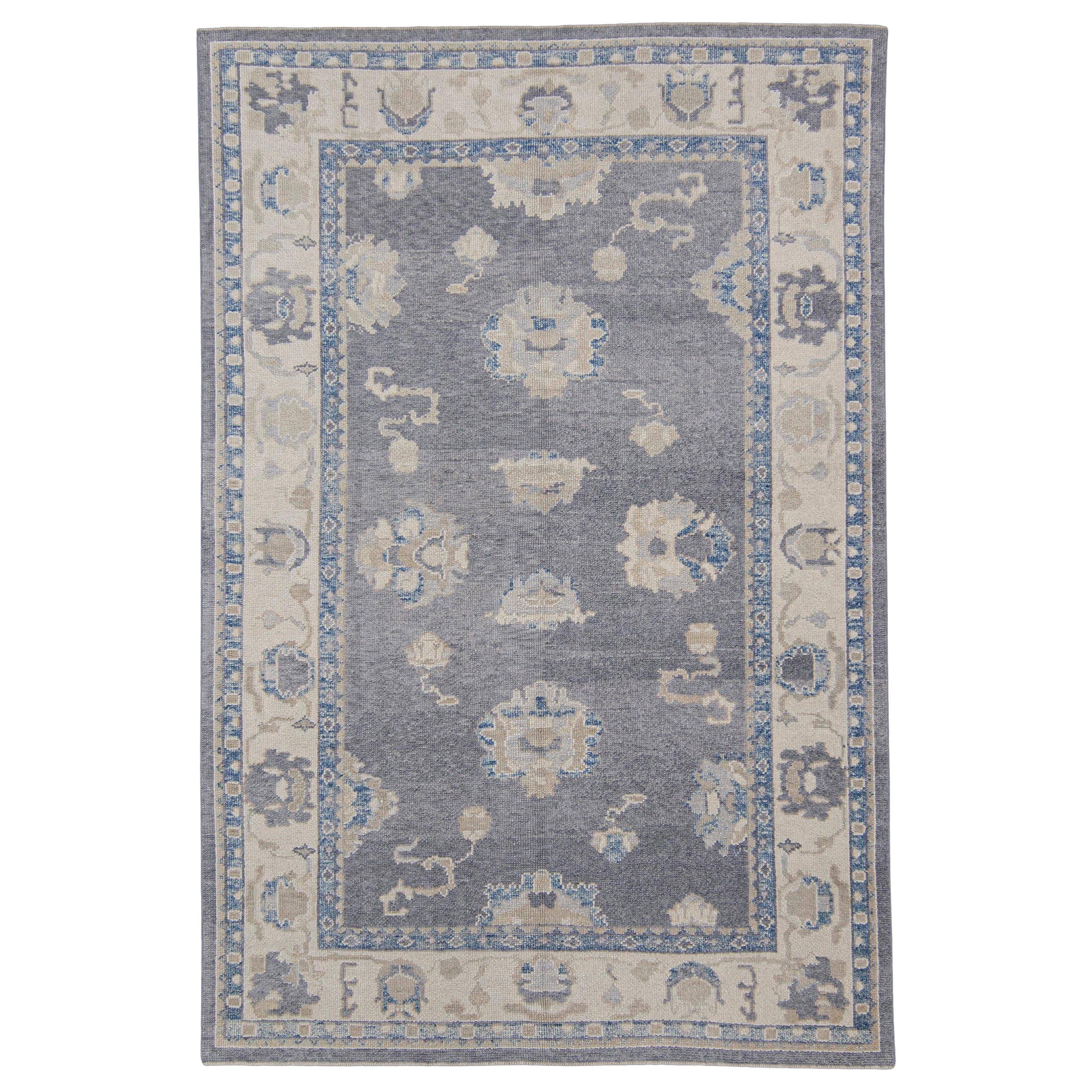 Turkish Oushak Rug Oriental Handmade 5'9" x 8'9" #11000