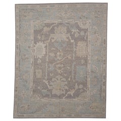 Turkish Oushak Rug Oriental Handmade 8'2" x 10'3" #11782