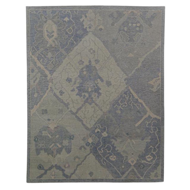 Turkish Oushak Rug Oriental Handmade 7'11" x 9'10" #12075
