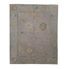 Turkish Oushak Rug Oriental Handmade 7'10" x 9'8" #12065