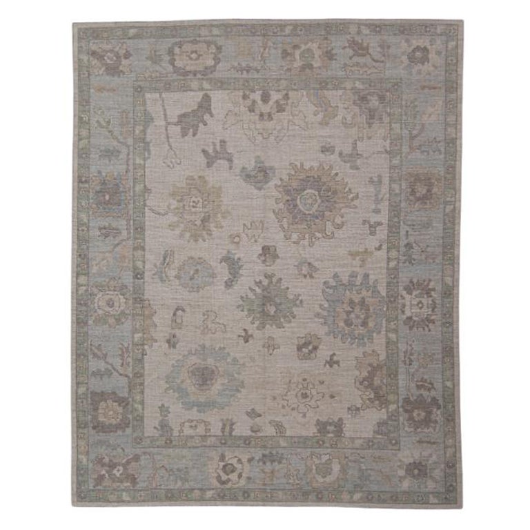 Turkish Oushak Rug Oriental Handmade 8'3" x 10'3" #11622