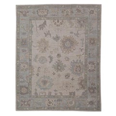 Turkish Oushak Rug Oriental Handmade 8'3" x 10'3" #11622