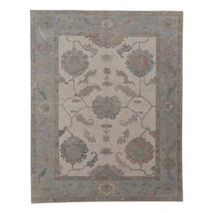 Turkish Oushak Rug Oriental Handmade 7'11" x 9'11" #12032