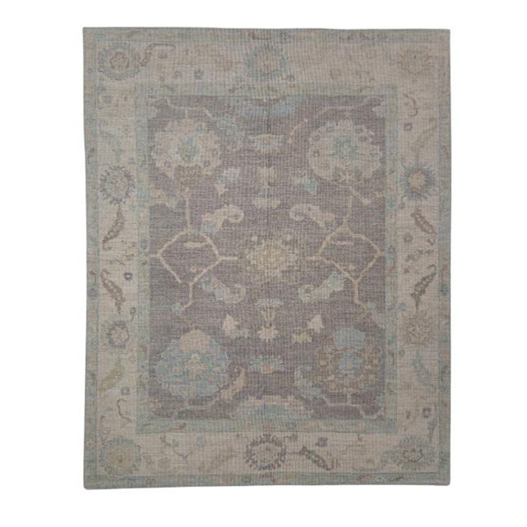 Turkish Oushak Rug Oriental Handmade 7'11" x 9'10" #11733