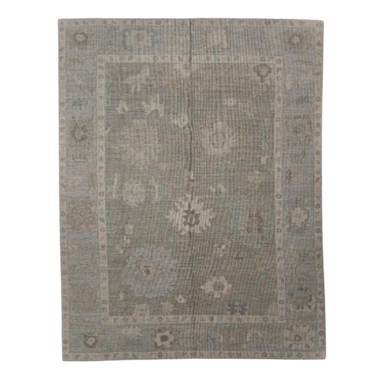 Turkish Oushak Rug Oriental Handmade 7'11" x 10'2" #11344