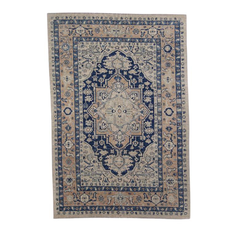 Antique Look Turkish Oushak Rug Oriental Handmade 7'5" x 11' #11939 For Sale