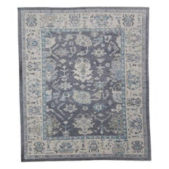 Tappeto Oushak turco orientale fatto a mano 8'3" x 9'8" #11050