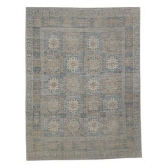 Alfombra Turca Oushak de Aspecto Antiguo Hecha a Mano Oriental 9'2" x 12' #11768