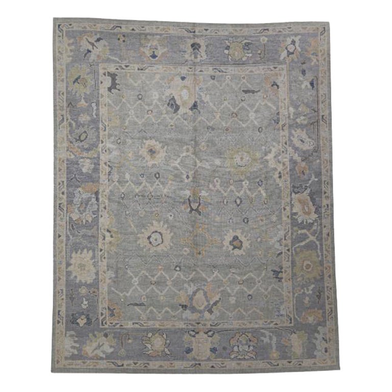 Turkish Oushak Rug Oriental Handmade 9'5" x 11'9" #12183