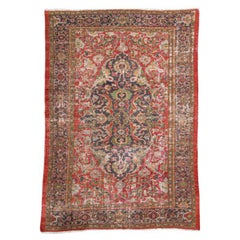 Alfombra Antigua Mahal Oriental Hecha a Mano 8'9" x 12'6" #1002