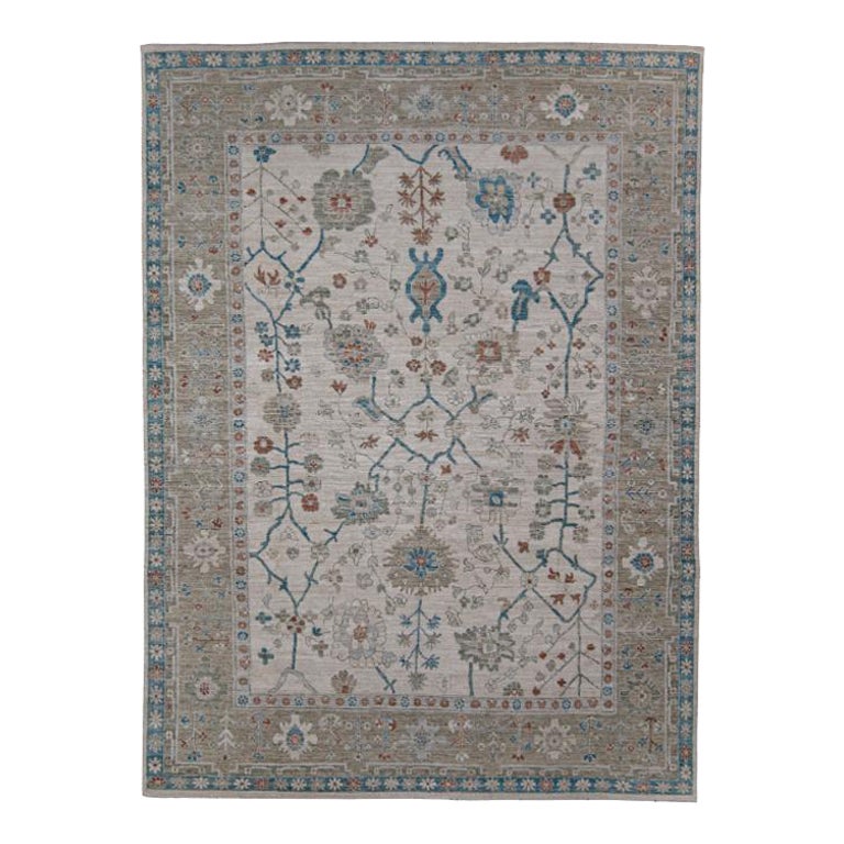 Oushak Rug Oriental Handmade 9' x 12'3" #AR-505
