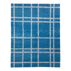Tapis turc Oushak oriental fait à la main 9'4" x 12' n°12133