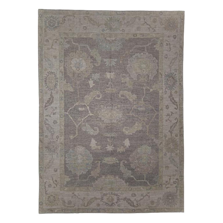 Turkish Oushak Rug Oriental Handmade 8'9" x 12'1" #11810