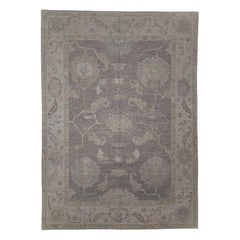 Turkish Oushak Rug Oriental Handmade 8'9" x 12'1" #11810