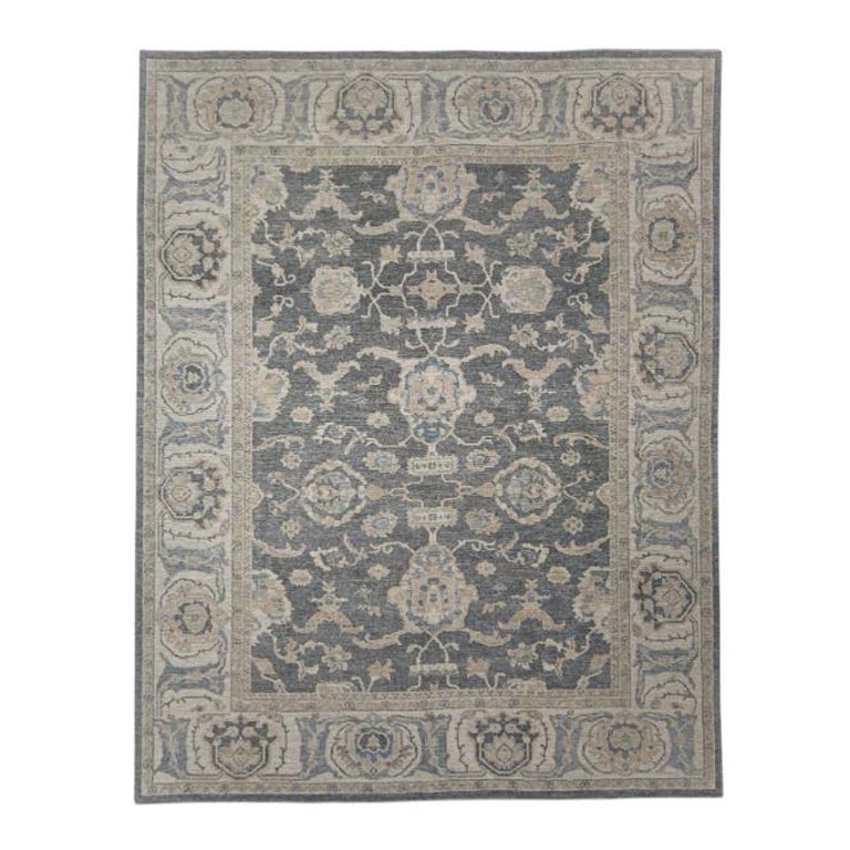 Antique Look Turkish Oushak Rug Oriental Handmade 9'1" x 11'6" # 11763