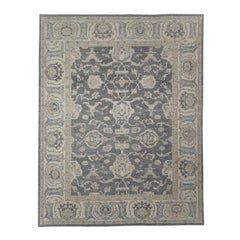 Antique Look Turkish Oushak Rug Oriental Handmade 9'1" x 11'6" # 11763