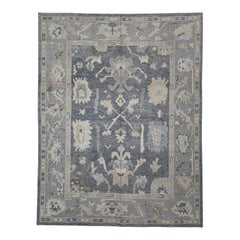 Alfombra Turca Oushak Oriental Hecha a Mano 9'4" x 12' #12209