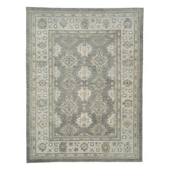Turkish Oushak Rug Oriental Handmade 9'3" x 12'1" #12097