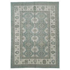 Turkish Oushak Rug Oriental Handmade 10'2" x 13'10" #12190