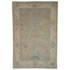 Turkish Oushak Rug Oriental Handmade 9'11" x 14'8" #12094