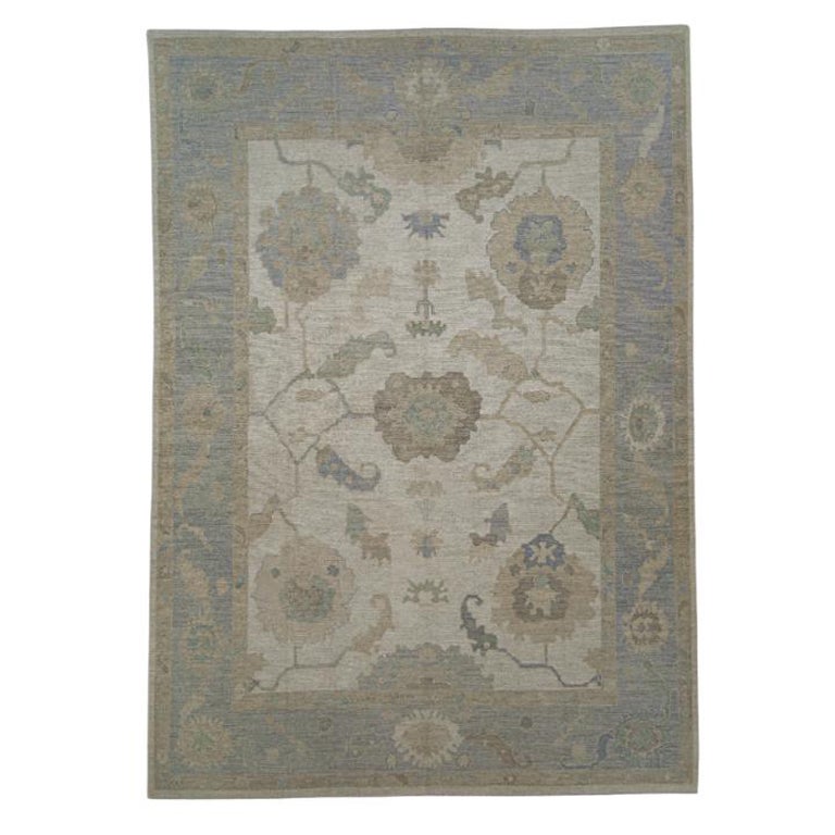 Türkischer Oushak-Teppich Orientalisch Handgefertigt 9'8" x 13'5" #12036