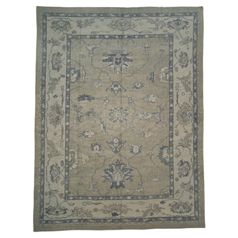 Turkish Oushak Rug Oriental Handmade 10'3" x 14'4" #7253
