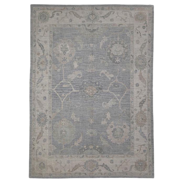 Turkish Oushak Rug Oriental Handmade 9'4" x 12'11" #11654