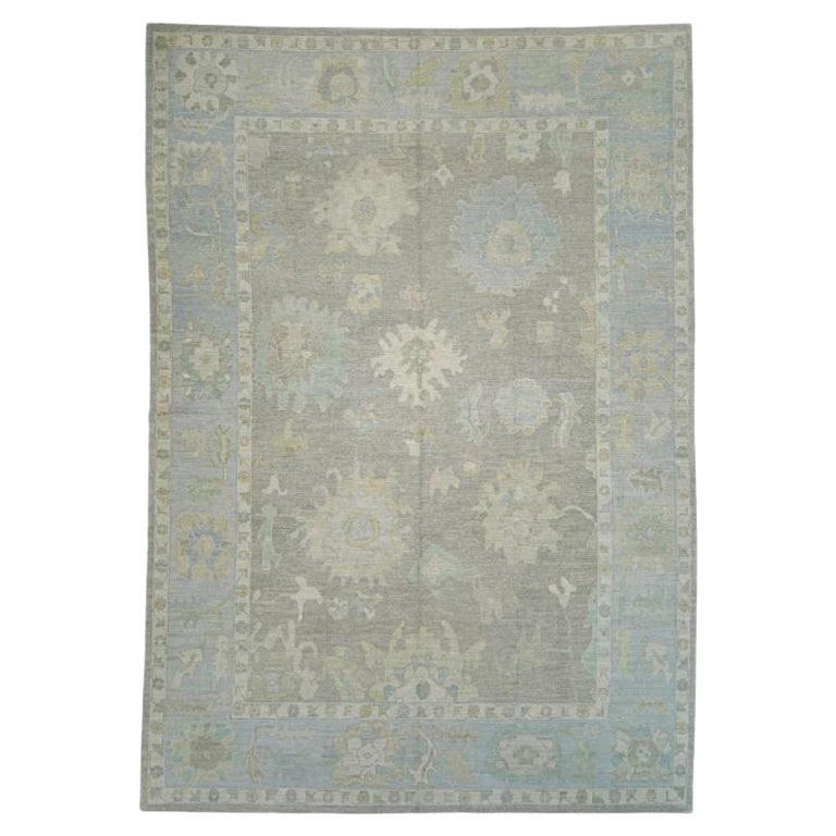 Turkish Oushak Rug Oriental Handmade 10'1" x 14'3" #11806