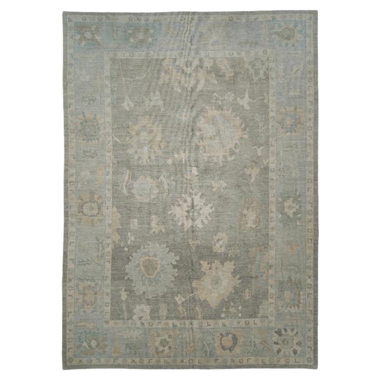 Turkish Oushak Rug Oriental Handmade 10'1" x 14'2" #11705