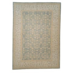 Alfombra Turca Oushak de Aspecto Antiguo Hecha a Mano Oriental 10'4" x 14'3" # 11678