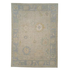 Turkish Oushak Rug Oriental Handmade 10'2" x 13'11" #11574