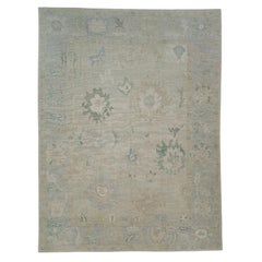 Alfombra Turca Oushak Oriental Hecha a Mano 9'8" x 12'9" #11546