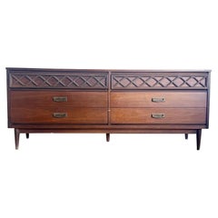Mid Century Modern “Tavern Walnut” Dresser by Bassett