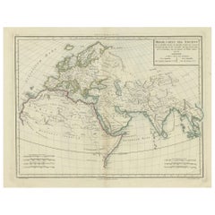 Ancient World Map: Europe, Africa & Asia - 1802 Tardieu Atlas