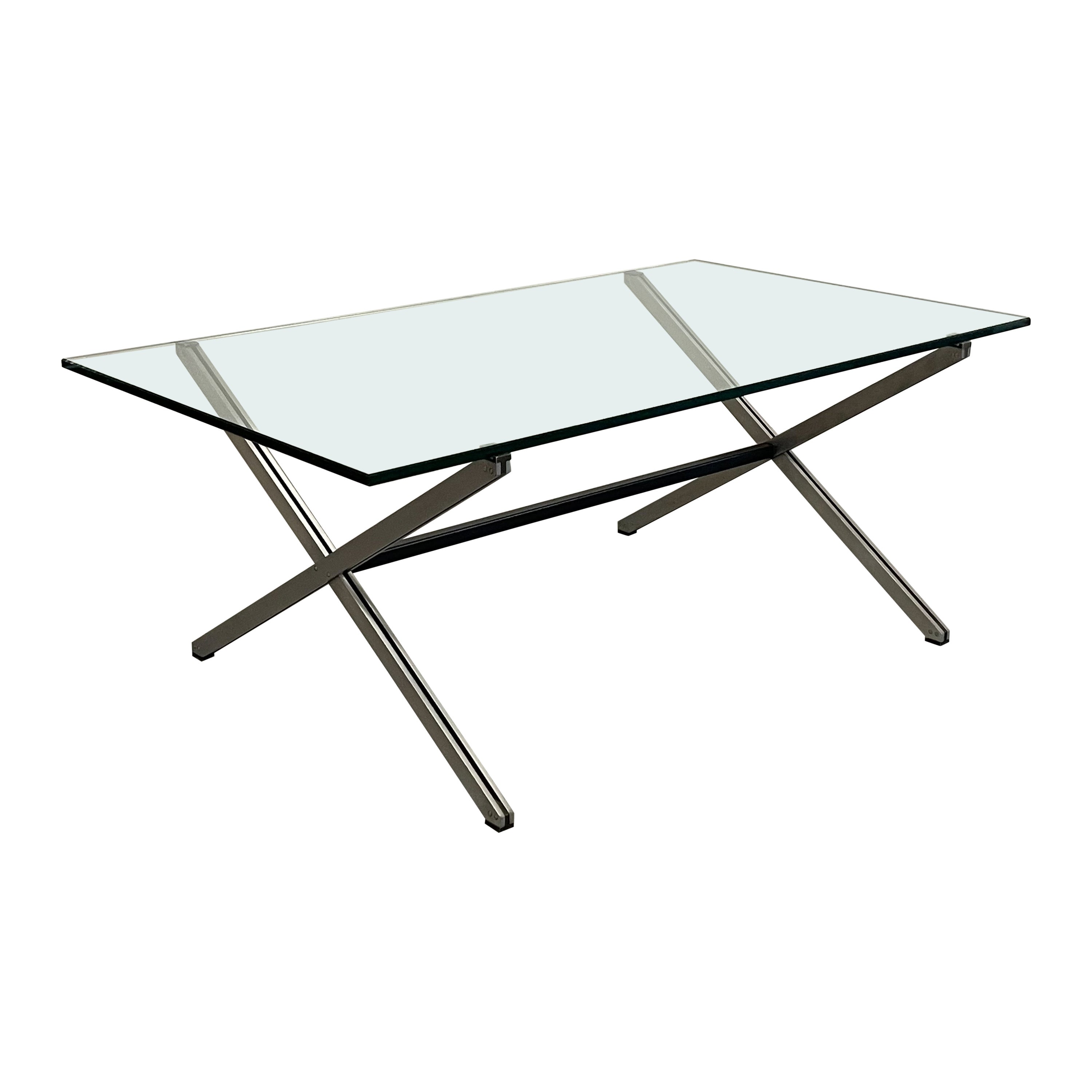 Table basse de bar parallèle modèle 405 de Florence Knoll pour Knoll Associates