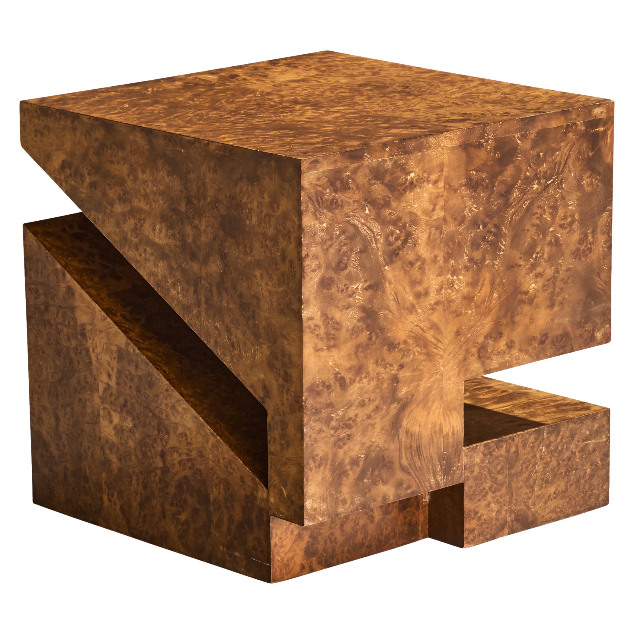 Amerikanischer Designer, Beistelltisch, Wurzelholz, USA, 1970er Jahre