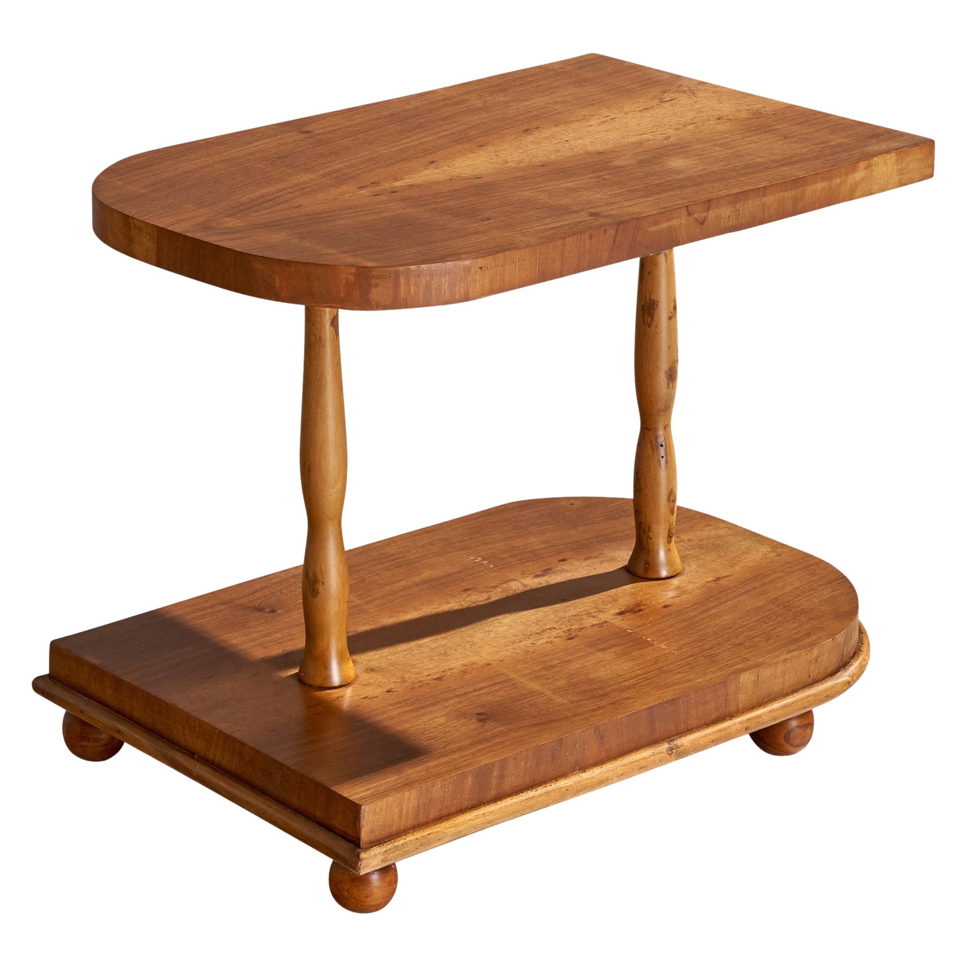 Designer italiano, Tavolino, Legno, Italia, anni '30 in vendita