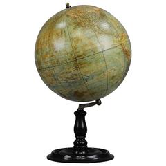 Antique Earth Globe by Oestergaard, circa 1900