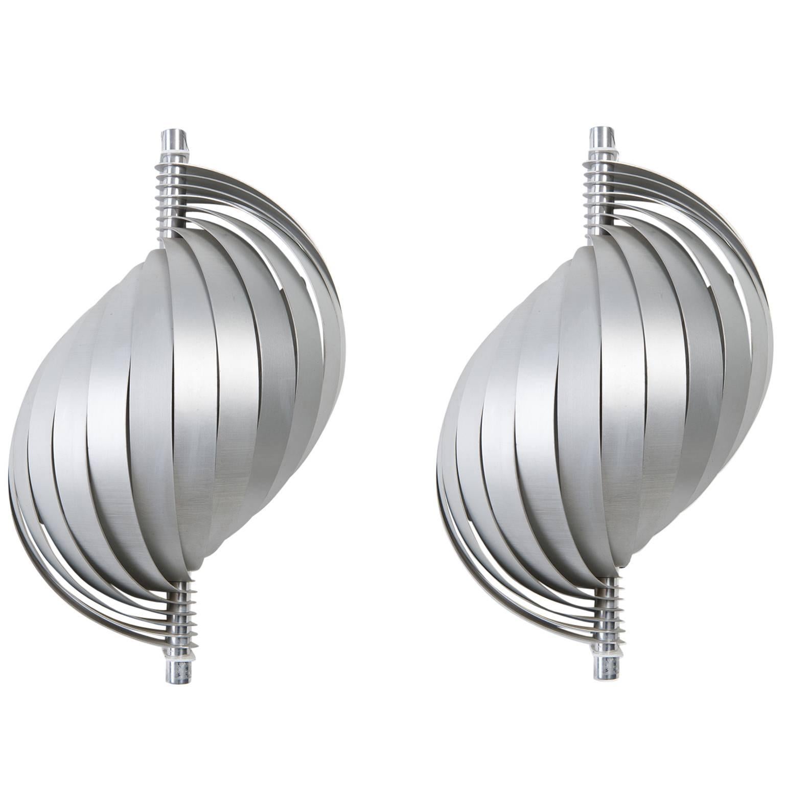  Modern Design Aluminium Sconces or Wall Lamps  For Sale