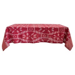 Contemporary Gregory Parkinson Tablecloth Ikat Hand-Blocked Patterns, USA, 2020