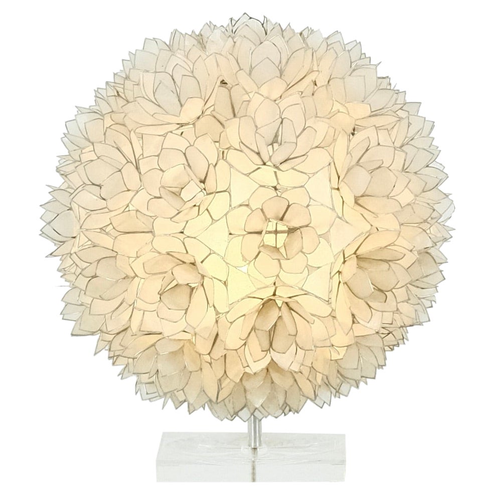 Table lamp in Mother Pearl by Rausch, Germany around 1960s.