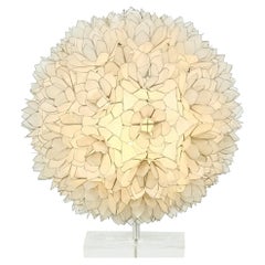 Lampe de bureau en nacre de Rausch, Allemagne, vers les années 1960.
