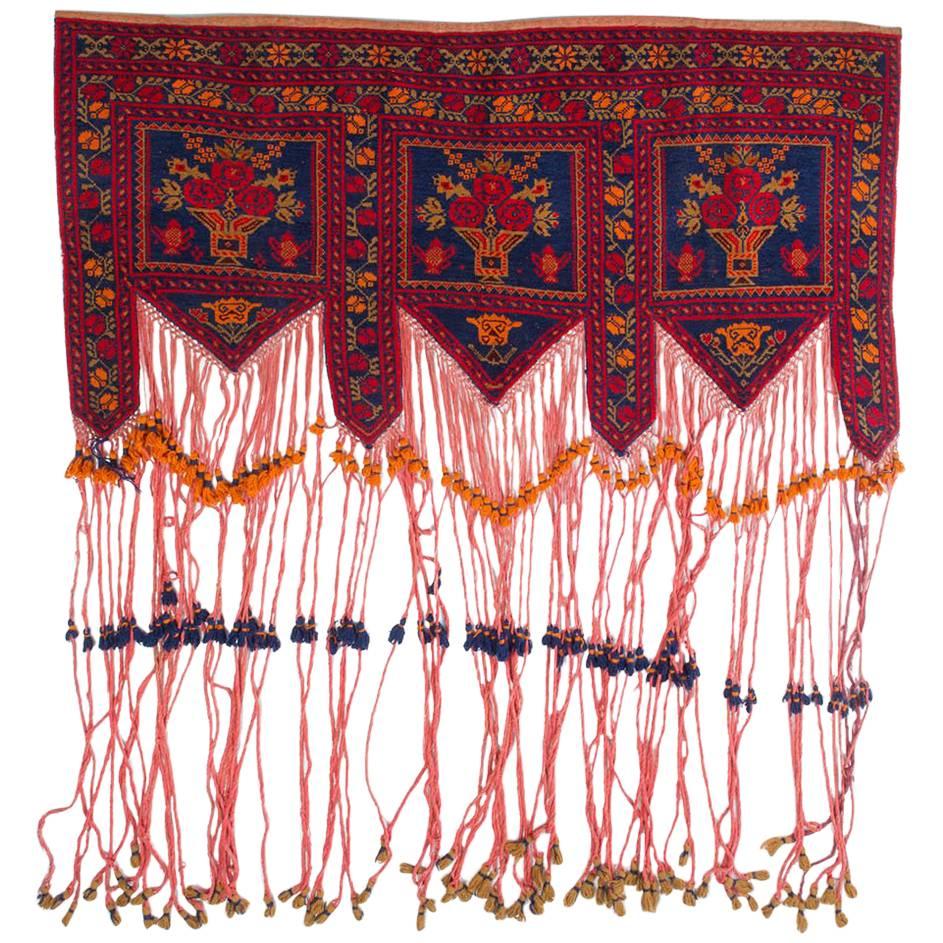 Above Door Nomad Turkoman Tent Named Kapunnuk