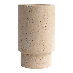 Travertine Vase and Wine Cooler