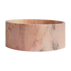 Pink Marble Cylinder Bowl